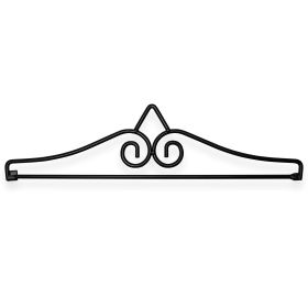 Garden Flag Wall Hanger 14.2 inch Black Wrought Iron Small Flag Hanger Heavy Duty Garden Flag Holder (Ideal for Flag/Banner with Width Smaller than 13