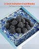 1.2-2.0 Inch 25 Pcs Lava Rocks Fire Stones Reusable Fire Pit Stones