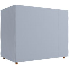 Outsunny Outdoor Patio Hammock Porch Swing Cover with UV, Water, & Dust Fighting Material, 81"x49"x65", Dark Gray