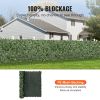VEVOR Ivy Privacy Fence, 59 x 98 in Artificial Green Wall Screen, Greenery Ivy Fence with Mesh Cloth Backing and Strengthened Joint