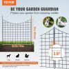 VEVOR Garden Fence, 36.6in(H) x29.5in(L) Animal Barrier Fence, Underground Decorative Garden Fencing with 2.5 Inch Spike Spacing