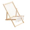 Set of 2 Weaving Chair, with Handwoven Rope for Patio, Living Room, Garden, Balcony