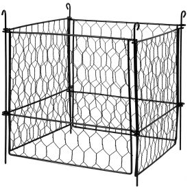 VEVOR 4 Pack Plant Protectors from Animals, 13.4'' x 13.4'' Chicken Wire Plant Protector, Plant Cages for Outdoor Plants, Flowers & Vegetables