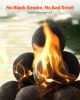 4 Inch 12 Pcs Ceramic Fire Balls Round Fire Stones Reusable Lava Rocks
