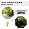 Outsunny Solar Lamp Post Lights 72 Outdoor Triple-Head Street Vintage for Backyard Garden Pathway Driveway
