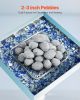 2-3 Inch 30 Pcs Ceramic Fire Pebble Stones Lava Rocks Reusable