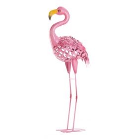 Tall Solar Flamingo Statue - Stand Out in Style with this Eye-Catching Garden Decor