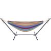 Free shipping  Hammock & Steel Frame Stand Swing Chair Home/Outdoor Backyard Garden Camp Sleep YJ