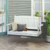 Outdoor  Modern Acacia Wood Porch Swing