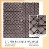Plastic Interlocking Deck Tiles, 12.00"x12.00"(Pack of 44 ), Patio Flooring Outdoor Waterproof All Weather Use for Garden Poolside Front/Back Yard