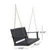Outdoor  Modern Acacia Wood Porch Swing