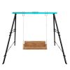 Swing Sets for Backyard, Outdoor Porch Swing Frame, Hammock Chair Stand Only, Max Load 550Lbs A-Frame Swing Stand, Swing Set for Patio, Playground