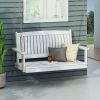 Outdoor  Modern Acacia Wood Porch Swing